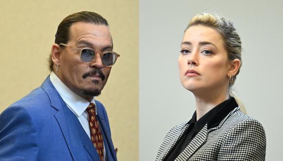 Johnny Depp y Amber Heard llegaron a un acuerdo tras la sentencia por difamación. (Fotos: AFP)