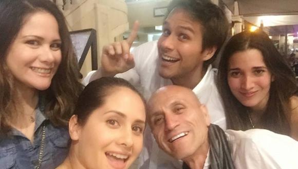 Miguel Arce en Miami junto a la actriz peruana Silvana Arias y amigos. (Foto: Instagram)