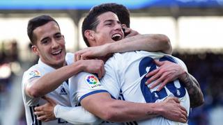 Real Madrid ganó 4-1 al Eibar y James Rodríguez volvió al gol