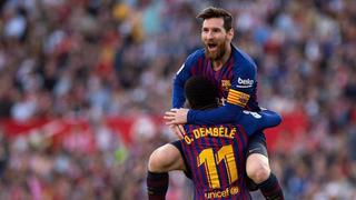 Lionel Messi: la 'Pulga' igualó récord de Cristiano Ronaldo con su hat-trick frente a Sevilla