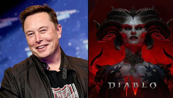 Elon Musk reveló que juega constantemente Diablo IV. | (Foto: Composición/AFP/Blizzard Entertainment)