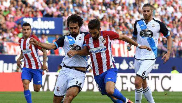 Atlético de Madrid ganó 1-0 a La Coruña por Liga Santander