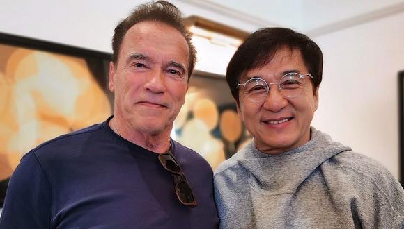 Arnold Schwarzenegger califica como su héroe e inspiración a Jackie Chan. (Foto: Instagram)