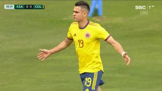 Gol de Santos Borré: anotó el 1-0 en el amistoso de Colombia vs. Arabia Saudita | VIDEO