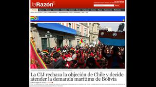 Bolivia cubre así el fallo sobre el diferendo con Chile