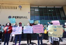 Cusco: plantón y movilizaciones contra tarifas de PeruRail e Inca Rail