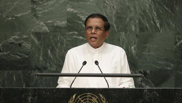 El presidente de Sri Lanka, Maithripala Sirisena. (Foto: EFE)