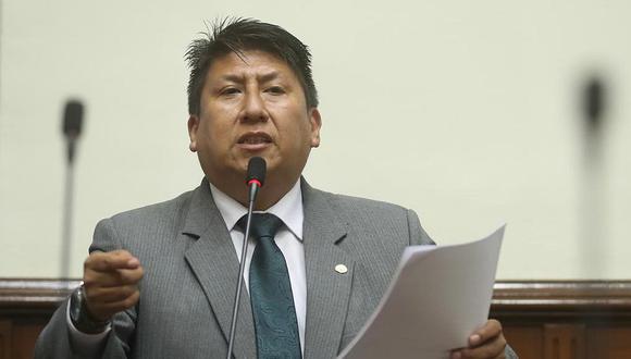 Waldemar Cerrón propuso declarar feriado nacional el 21 de junio por el año nuevo andino. (Foto: Congreso)