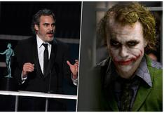 SAG Awards: Joaquin Phoenix gana premio a Mejor actor por “Joker” y rinde homenaje a Heath Ledger