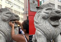 Calle Capón: esferas de los Leones Fu desaparecen y esculturas sufren daños tras reto viral de TikTok