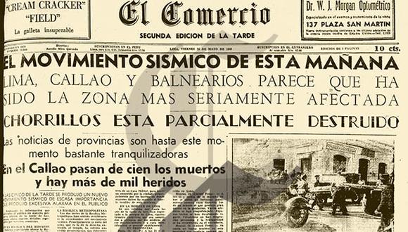 A 75 años del terremoto que azotó Lima y el Callao