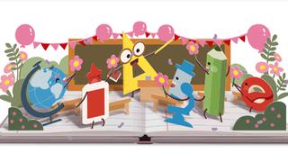 Google celebra el Día del Maestro boliviano con interactivo ‘Doodle’
