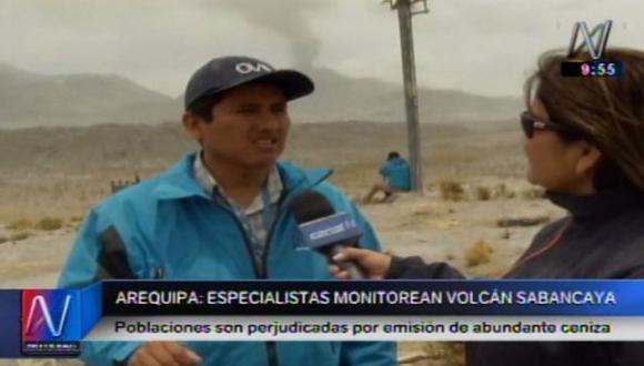 Arequipa: 279 explosiones del Sabancaya en la última semana