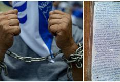 Nicaragua: Presos políticos lanzan llamado de "auxilio" en una hoja de papel higiénico