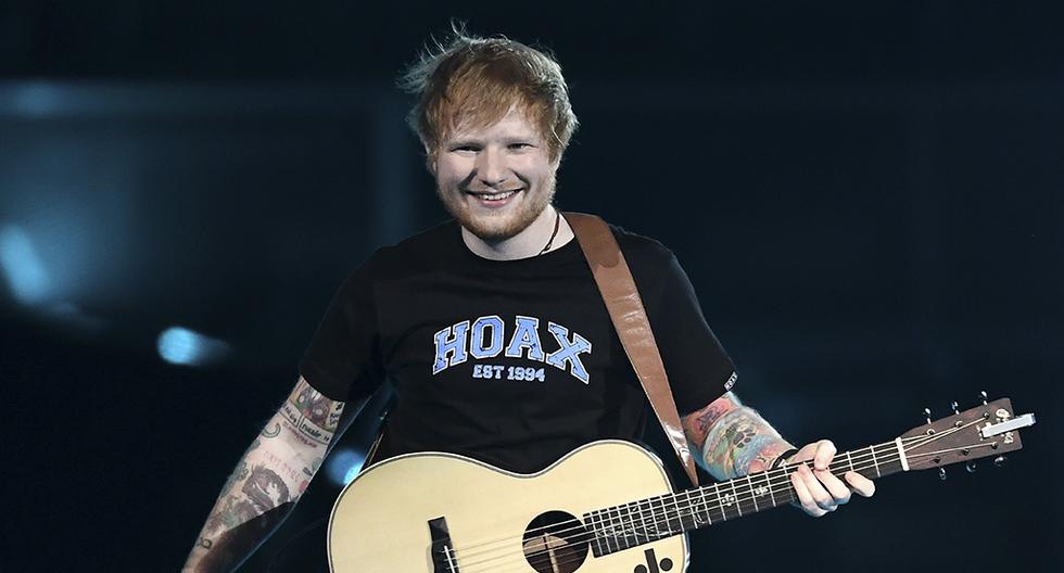 \"Shape of You\" de Sheeran, la canción más reproducida de Spotify. (Foto: Getty Images)