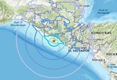 Sismo de magnitud 5,8 sacude el centro y el sur de Guatemala