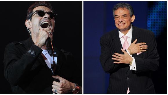Marc Anthony le rinde homenaje al fallecido cantante José José. (Fotos: Agencias)
