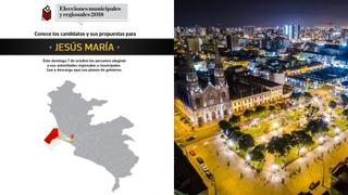 Elecciones 2018: conozca a los candidatos en Jesús María y sus planes de gobierno