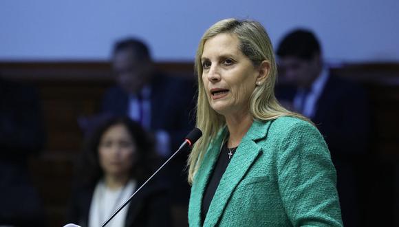 María del Carmen Alva se pronunció sobre la nueva denuncia contra el vocero de Acción Popular, Darwin Espinoza. (Foto: Congreso)