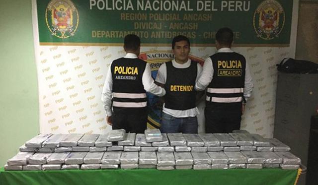 Áncash: incautan más de 97 kilos de droga en Nuevo Chimbote