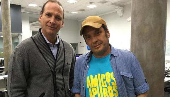 Lucho Cáceres y Christian Thorsen, protagonistas de "Amigos en apuros". (Foto: El Comercio)