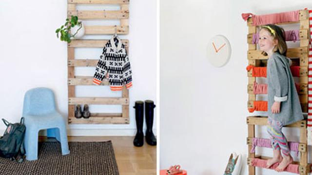 Utiliza un palet en la pared de tu cuarto y decora con estilo - 1