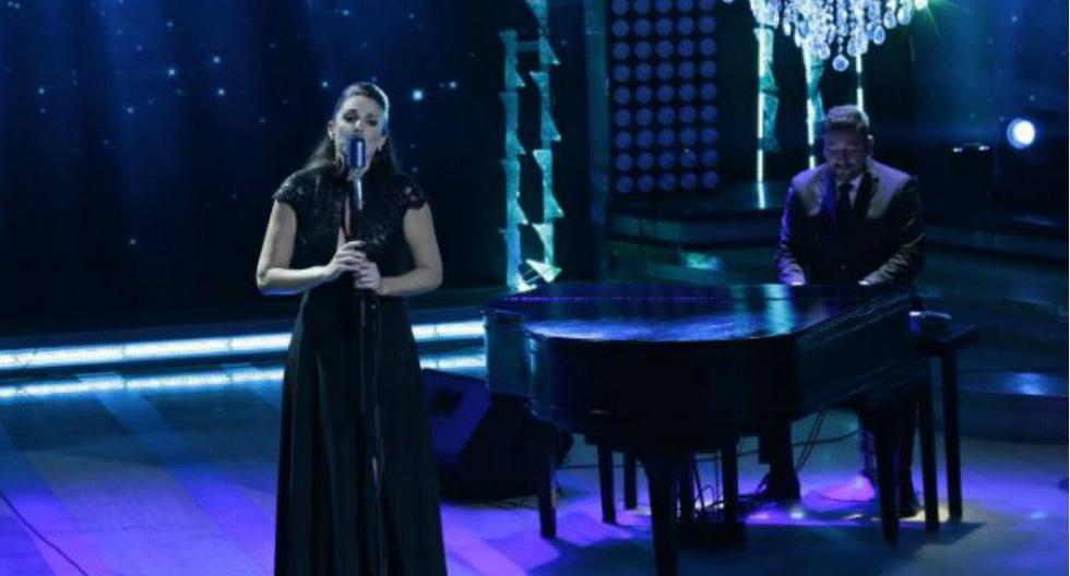 Rebeca Escribens cumplió su sueño de cantar tema que escribió a su madre fallecida (Video: América Televisión)