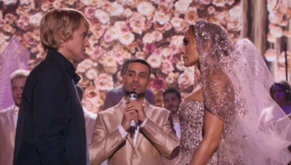 Jennifer Lopez, Maluma y Owen Wilson protagonizan la película "Marry Me", cuyo estreno será el 14 de febrero de 2022. (Foto: Captura de video)