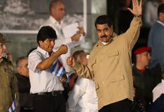 Nicolás Maduro y Evo Morales dicen que USA y Donald Trump son sus “enemigos” 