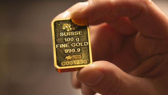 Los futuros del oro en Estados Unidos caían un 0,1% a US$1.750,20. (Foto: AFP)