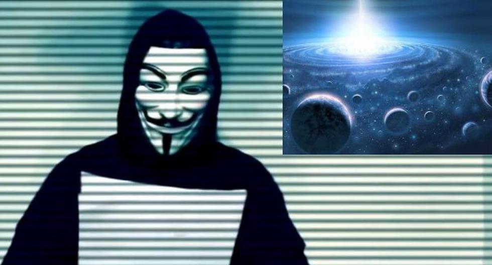 \"¡La NASA dice que los alienígenas están llegando!\", escribió Anonymous en su portal web. (Foto: Internet)