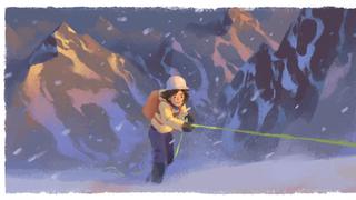 Wanda Rutkiewicz: Doodle de Google recuerda a la alpinista polaca que conquistó el Monte Everest