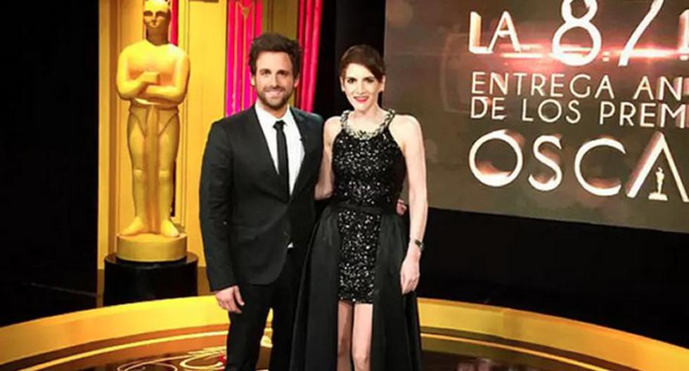 Rodrigo González y Gigi Mitre son los presentadores de los Oscar 2015 en Latina. (Foto: Instagram)
