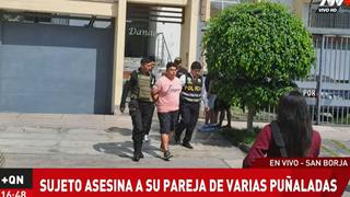 Feminicidio en San Borja: sujeto asesinó a puñaladas a su pareja en presencia de su hijo