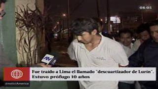 'Descuartizador de Lurín' trasladado a Lima por crimen del 2006