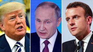 Trump y Macron coinciden en que Rusia debe pagar por ataque en Reino Unido