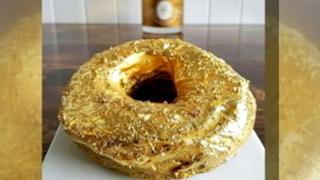 Instagram: rosquilla cubierta de oro y champán se vuelve viral