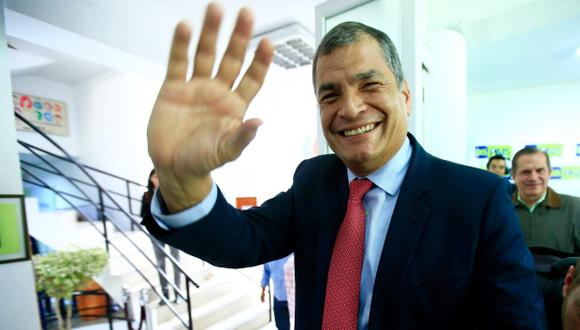Rafael Correa, ex presidente de Ecuador. (Foto: EFE/José Jácome)