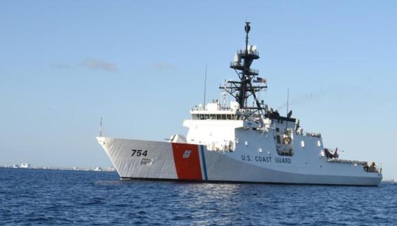 La presencia del buque USCGC James en el mar venezolano fue calificado de "provocación" por el embajador de Venezuela ante las Naciones Unidas, Samuel Moncada. (Foto: USCG)