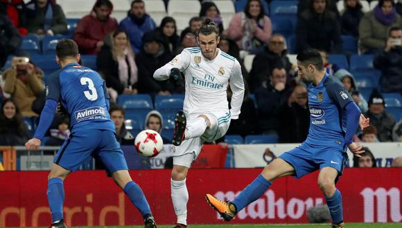 Real Madrid no pasó del empate ante un combativo Fuenlabrada en el Santiago Bernabéu y avanzó a los octavos de final del certamen. Gareth Bale tuvo minutos en la casa blanca. (Foto: EFE)