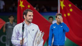 Roger Federer venció a Rafael Nadal y se coronó en Shanghái
