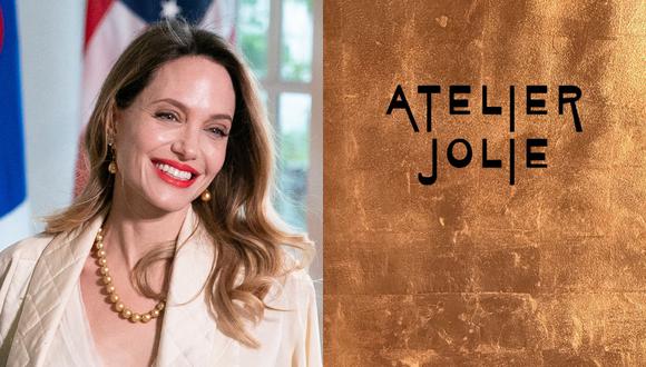 "Atelier Jolie" es el nombre de su nueva marca y empresa dedicada a la moda sostenible.
(Fotos: AFP, IG @atelierjolieofficial)