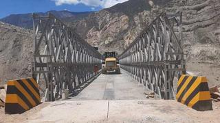 Nuevo puente modular de Suchimán facilitará el tránsito entre Áncash, Huánuco y La Libertad