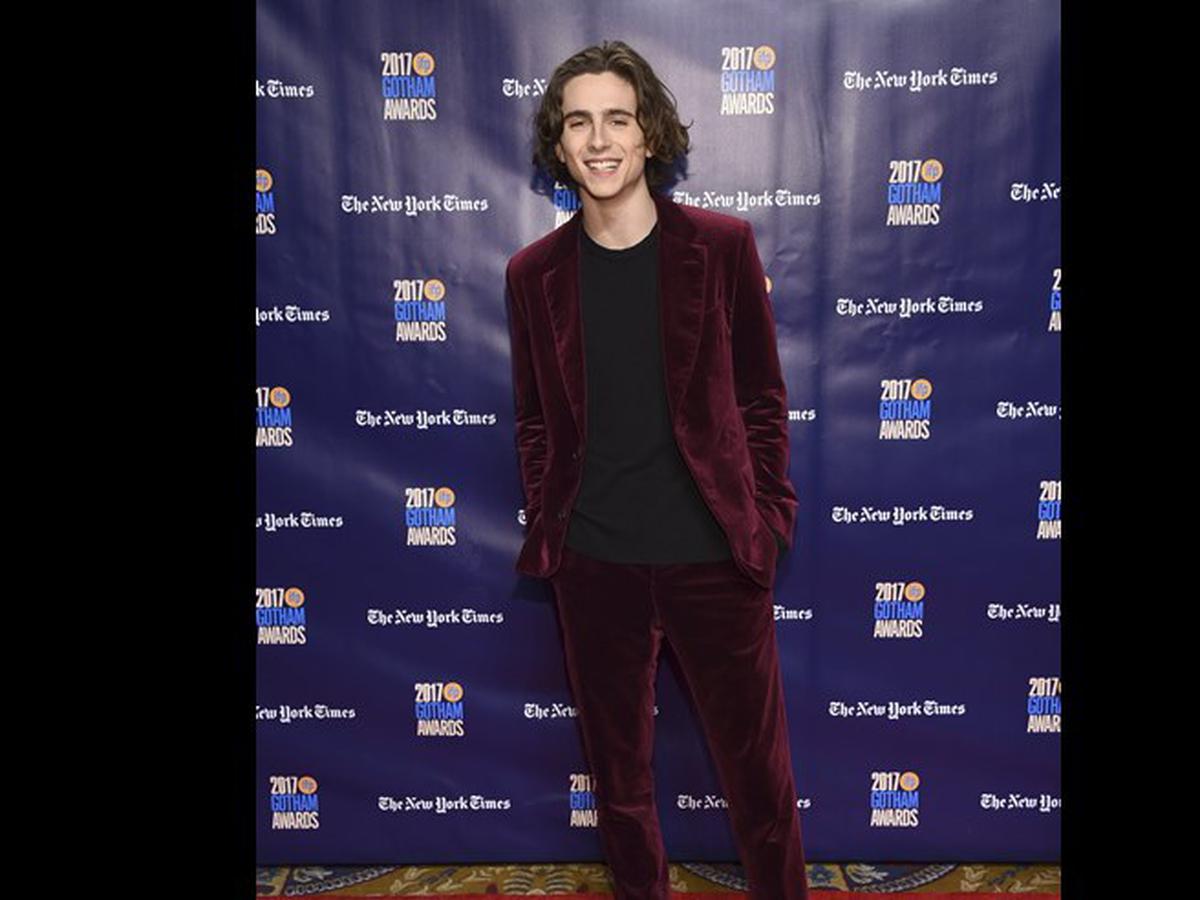 El arnés de Timothée Chalamet en los Globos de Oro 2019, lo más comentado  de la alfombra roja