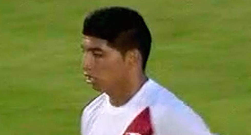 Luis Iberico anotó su primer gol en este Sudamericano Sub 17. (Foto: Captura)
