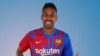 Llegó con carta de libertad: FC Barcelona hizo oficial el fichaje de Aubameyang