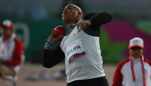 Parapanamericanos Lima 2019: Carlos Felipa ganó medalla de plata en lanzamiento de bala. (Foto: Violeta Ayasta)