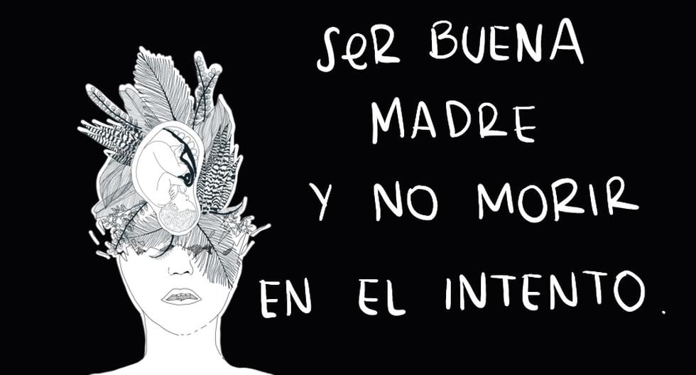 ¿Cómo ser buena mamá y no morir en el intento? ILUSTRACIÓN: @alehovisporte