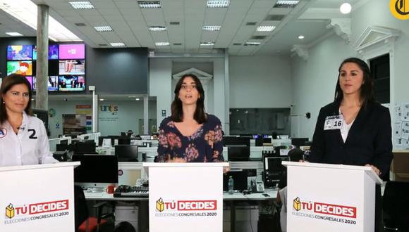 Cyntia Serra (Contigo) y Carmen Omonte (Alianza para el Progreso), candidatas en las elecciones congresales del 26 de enero, debaten desde las 10:00 a.m. en la sede de El Comercio.