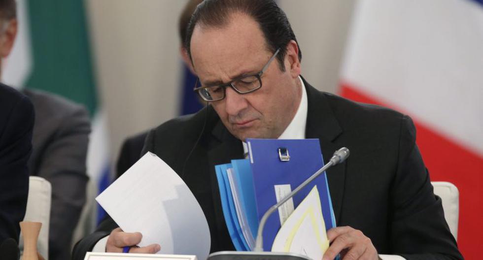 Hollande, el presidente anfitrión de la COP21. (Foto: EFE)